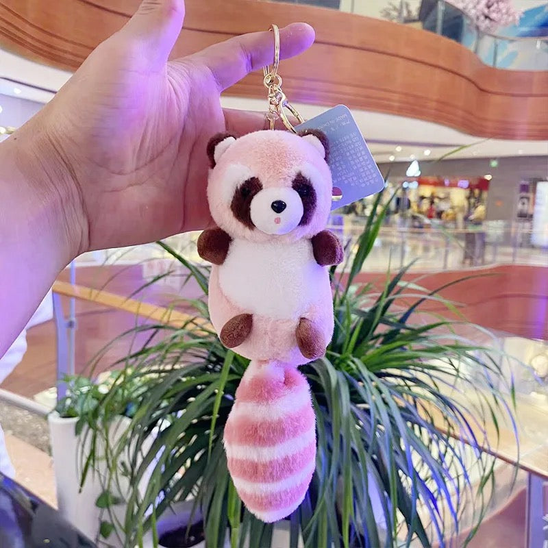 Cute Raccoon Keyring