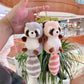 Cute Raccoon Keyring